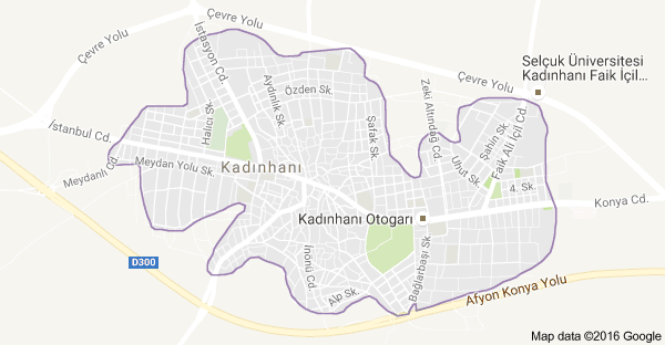 Konya Kadınhanı Uydu Görüntüsü ve Haritası
