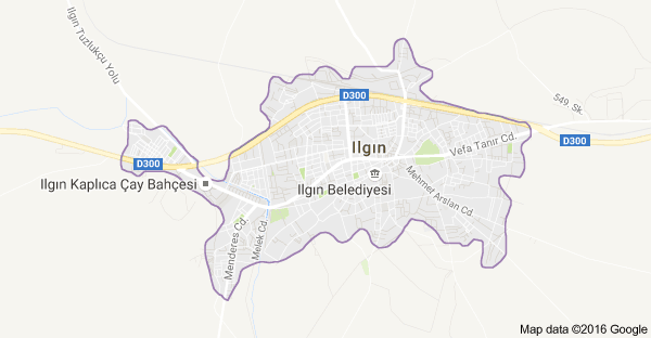 Konya Ilgın Uydu Görüntüsü ve Haritası