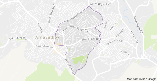 Anadolu Mahallesi Uydu Görüntüsü ve Haritası Arnavutköy