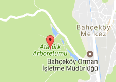 Atatürk Arboretumu Uydu Görüntüsü, Harita