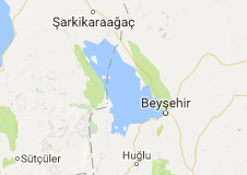 Beyşehir Gölü Uydu Görüntüsü ve Haritası