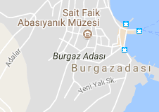 Burgaz Adası Uydu Görüntüsü ve Haritası Adalar İstanbul