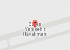 Bursa Yenişehir Havalimanı Uydu Görüntüsü