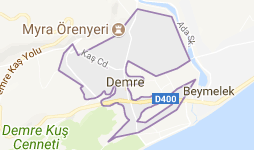 Demre Uydu Görüntüsü Uydu Haritası Antalya