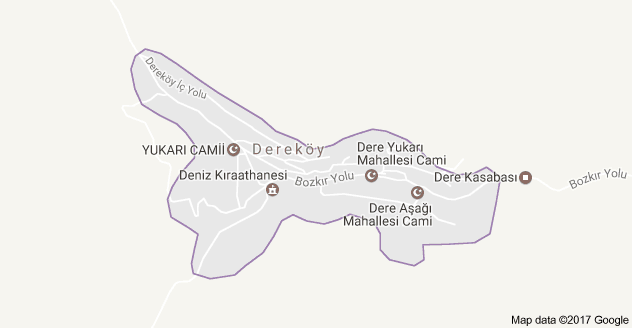 Bozkır Dereköy Uydu Görüntüsü ve Harita