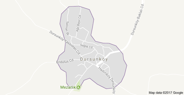 Dursunköy Mahallesi Uydu Görüntüsü ve Haritası Arnavutköy