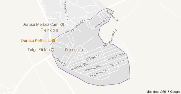 Durusu Mahallesi Uydu Görüntüsü ve Haritası Arnavutköy