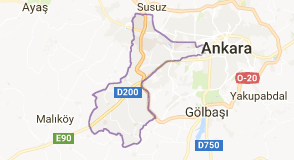 Etimesgut Uydu Görüntüsü Ankara