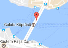 Galata Köprüsü Uydu Görüntüsü, Haritası ,Nerede