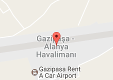 Gazipaşa Havalimanı Uydu Görüntüsü