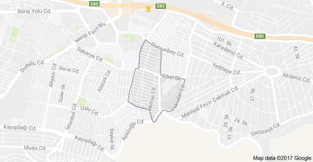 Mimar Sinan Mahallesi Uydu Görüntüsü ve Haritası Ataşehir