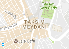 Taksim Meydanı Uydu Görüntüsü, Harita