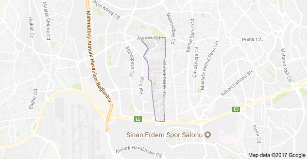 Zafer Mahallesi Uydu Görüntüsü Haritası Bahçelievler İstanbul