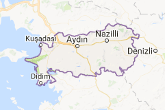 Aydın Uydu Görüntüsü Uydu Haritası