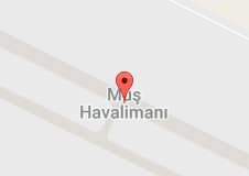 Muş Havalimanı Uydu Görüntüsü