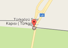 Türkgözü Sınır Kapısı Uydu Görüntüsü ve Haritası