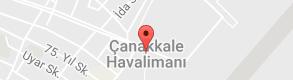 Çanakkale Havalimanı Uydu Görüntüsü