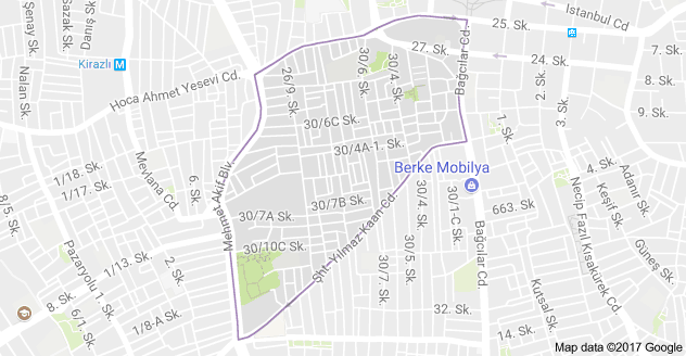 İnönü Mahallesi Uydu Görüntüsü ve Haritası Bağcılar İstanbul