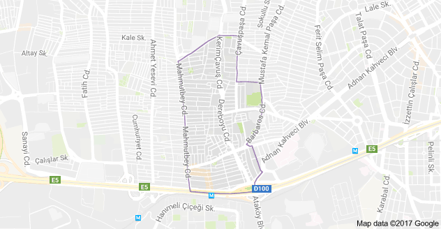 Siyavuş Paşa Mahallesi Uydu Görüntüsü Haritası Bahçelievler İstanbul
