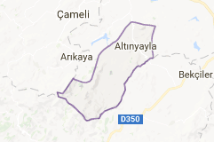 Altınyayla Uydu Görüntüsü Uydu Haritası Burdur