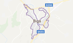 Biga Uydu Görüntüsü Uydu Haritası Çanakkale