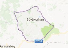 Büyükorhan Uydu Görüntüsü Uydu Haritası Bursa