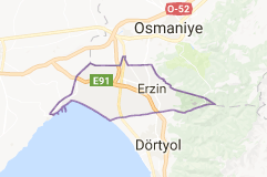 Erzin Uydu Görüntüsü Uydu Haritası Hatay