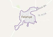 Kayseri Felahiye İlçesi Uydu Görüntüsü Uydu Haritası