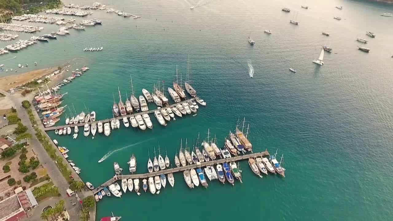 Göcek Havadan Kamera Görüntüleri İzle