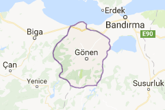 Gönen Uydu Görüntüsü Uydu Haritası Isparta