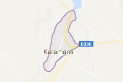 Karamanlı Uydu Görüntüsü Uydu Haritası Burdur