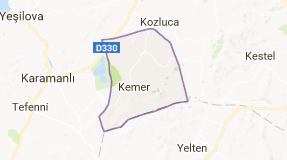 Kemer Uydu Görüntüsü Uydu Haritası Burdur
