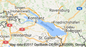 Konstanz Gölü Uydu Görüntüsü Uydu Haritası Almanya