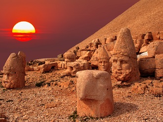 Adıyaman Nemrut Dağı Havadan Kamera İzle