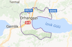 Orhangazi Uydu Görüntüsü Uydu Haritası Bursa