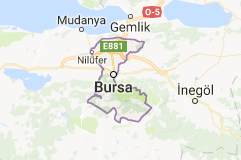 Osmangazi Uydu Görüntüsü Uydu Haritası Bursa