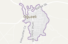 Oğuzeli Uydu Görüntüsü Uydu Haritası Gaziantep