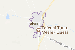 Tefenni Uydu Görüntüsü Uydu Haritası Burdur