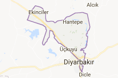 Yenişehir Uydu Görüntüsü Uydu Haritası Diyarbakır