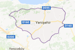 Yenişehir Uydu Görüntüsü Uydu Haritası Bursa