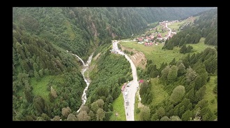 Rize Ayder Yaylası Havadan Kamera İzle