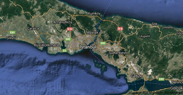 İstanbul Uydu Görüntüsü Uydu Haritası izle