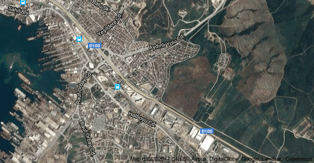 İçmeler Mahallesi Uydu Görüntüsü Uydu Haritası Tuzla