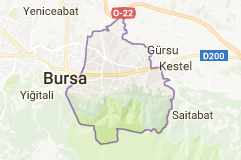 Yıldırım Uydu Görüntüsü Uydu Haritası Bursa