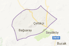 Çeltikçi Uydu Görüntüsü Uydu Haritası Burdur