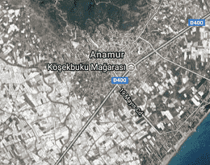 Mersin Anamur Uydu Görüntüsü Haritası