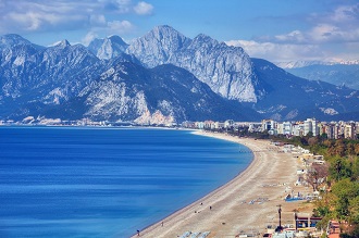 Antalya Konyaaltı Sahili Havadan Kamera İzle