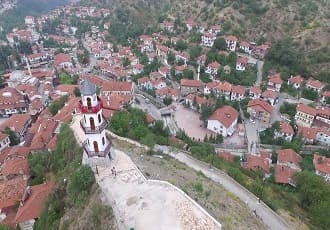 Bolu Akşemseddin Türbesi Havadan Kamera Görüntüsü İzle