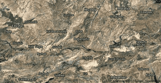 Malatya Doğanşehir Uydu Görüntüsü ve Haritası