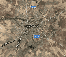Nevşehir Hacıbektaş Uydu Görüntüsü Haritası